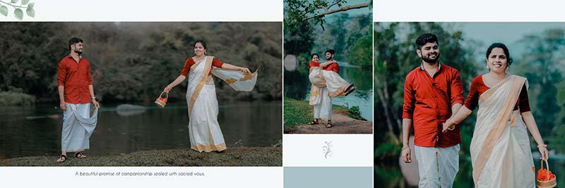 12x36 wedding album PSD layout for bride and groom photos